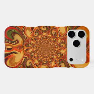 Red green yellow Cool Retro Vintage flowers design iPhone 17 Pro Max Case