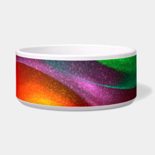 Red Green Yin Yang Modern Abstract Art Pattern #20 Bowl