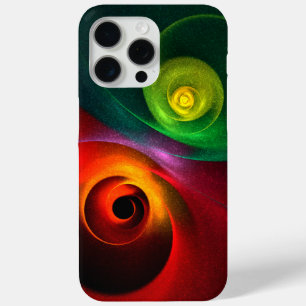 Red Green Yin Yang Modern Abstract Art Pattern #20 iPhone 15 Pro Max Case