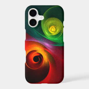 Red Green Yin Yang Modern Abstract Art Pattern #20 iPhone 17 Case