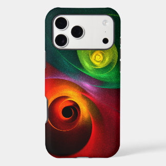 Red Green Yin Yang Modern Abstract Art Pattern #20 iPhone 17 Pro Max Case