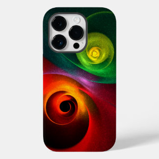 Red Green Yin Yang Modern Abstract Art Pattern #20 Case-Mate iPhone 14 Pro Case
