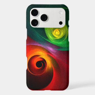 Red Green Yin Yang Modern Abstract Art Pattern #20 iPhone 17 Pro Max Case