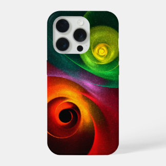 Red Green Yin Yang Modern Abstract Art Pattern #20 iPhone 15 Pro Case