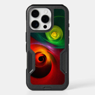 Red Green Yin Yang Modern Abstract Art Pattern #20 iPhone 16 Pro Case