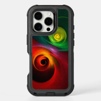 Red Green Yin Yang Modern Abstract Art Pattern #20 iPhone 16 Pro Case