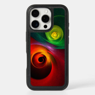 Red Green Yin Yang Modern Abstract Art Pattern #20 iPhone 16 Pro Case
