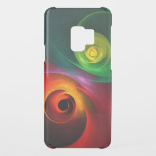 Red Green Yin Yang Modern Abstract Art Pattern #20 Uncommon Samsung Galaxy S9 Case