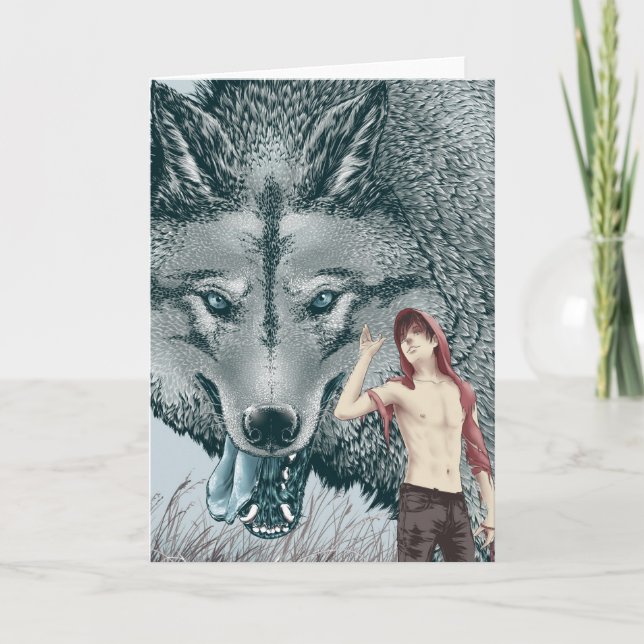 RED GREETINGS CARD (Front)