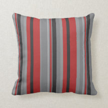 Red grey and black stripe