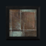 Red & Grey Brick Wall Jewelry Box<br><div class="desc">A lovely red and grey brick wall is depicted in this work by Ethan Harper. It could be the outside of a very old building or the inside of a rustic shower. No matter the subject, the colors and the painting style give the piece a very lifelike feeling. Get a...</div>
