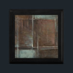 Red & Grey Brick Wall Jewelry Box<br><div class="desc">A lovely red and grey brick wall is depicted in this work by Ethan Harper. It could be the outside of a very old building or the inside of a rustic shower. No matter the subject, the colors and the painting style give the piece a very lifelike feeling. Get a...</div>