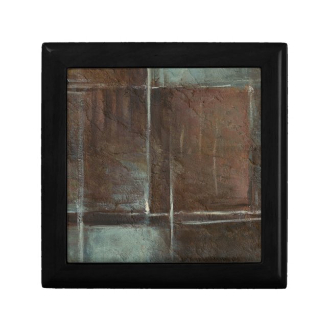 Red & Grey Brick Wall Jewelry Box (Front)