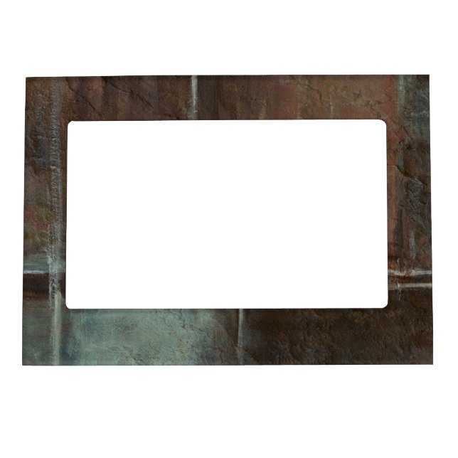 Red & Grey Brick Wall Magnetic Frame (Front)