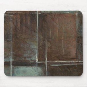 Red & Grey Brick Wall Mouse Pad