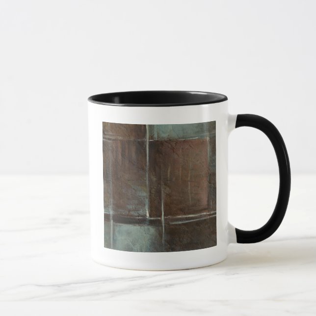 Red & Grey Brick Wall Mug (Right)