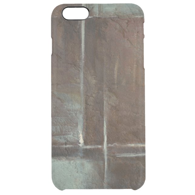 Red & Grey Brick Wall Uncommon iPhone Case (Back)