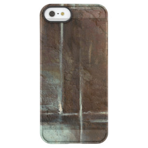 Red & Grey Brick Wall Permafrost iPhone SE/5/5s Case