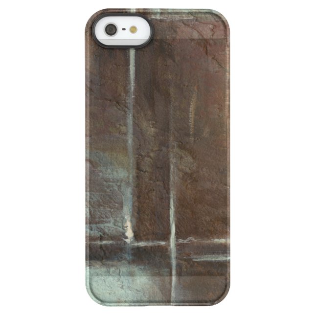 Red & Grey Brick Wall Uncommon iPhone Case (Back)