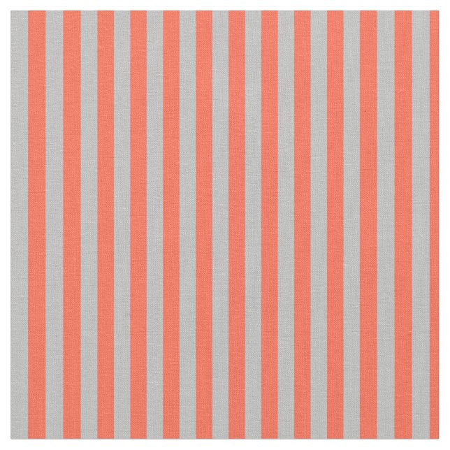 Red & Grey Colored Pattern Fabric (Close Up)