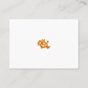 red, grey, orange, brown clip art place card