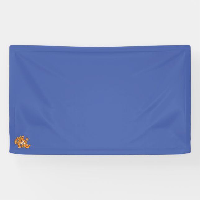 red, grey, orange, brown clip art Vinyl Banner  (Horizontal)