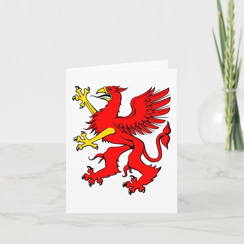 Red Griffin Note Cards