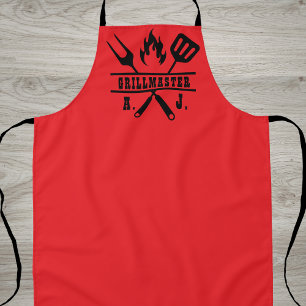 Red Grillmaster Utensil  Apron