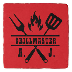 Red Grillmaster Utensil Trivet