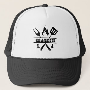 Red Grillmaster Utensil Trucker Hat