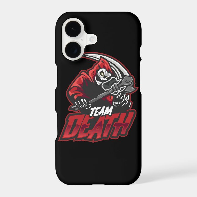 Red Grim Iphone Case (Back)