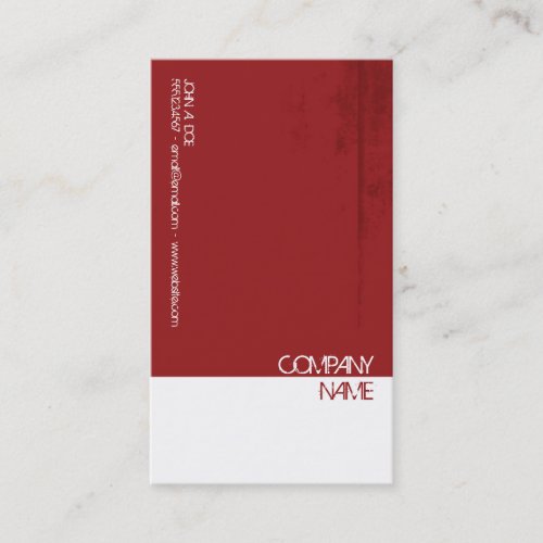 Red Grunge Business Card Templates