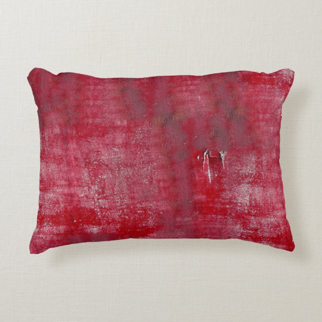 Red grunge textureabstract,ancient,art,background, accent pillow (Front)