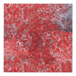 Red grunge textureabstract,ancient,art,background, faux canvas print