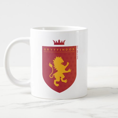 Red GRYFFINDORâ Crowned Crest Giant Coffee Mug