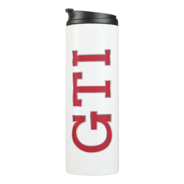 Red GTI badge Thermal Tumbler (Rotated Right)