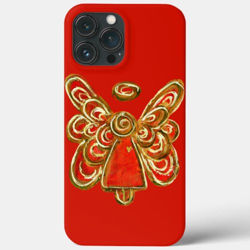 Red Guardian Angel Art Custom iPhone Case