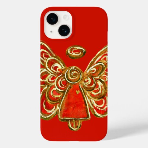 Red Guardian Angel Art Custom iPhone Case