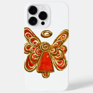 Red Guardian Angel Art Custom iPhone Case
