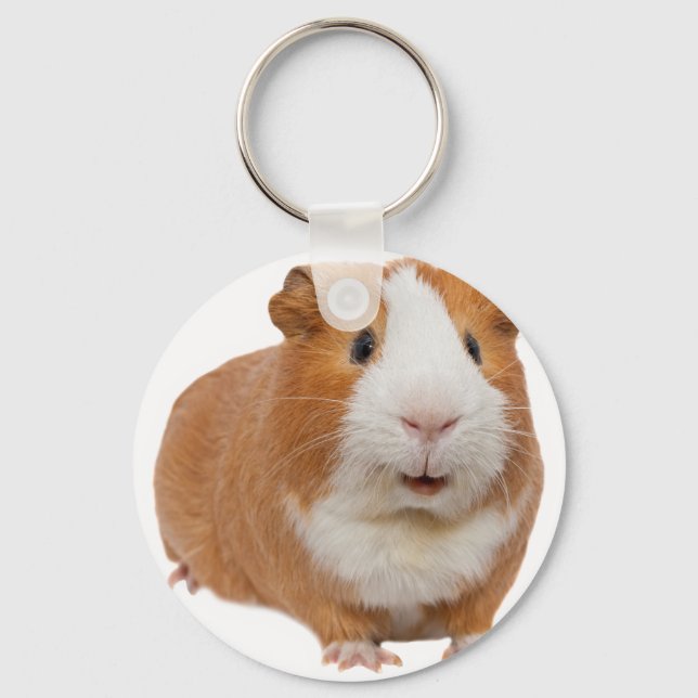 red guinea keychain (Front)