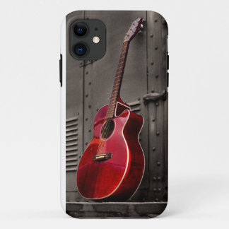 Red Guitar iPhone 5/5s Cell Phone Cover