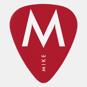 red guitar pick