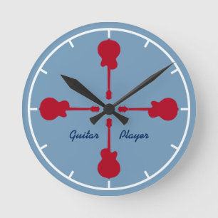 Red Guitars guitarist Round Clock