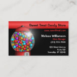 Red Gumball Machine Business Cards at Zazzle