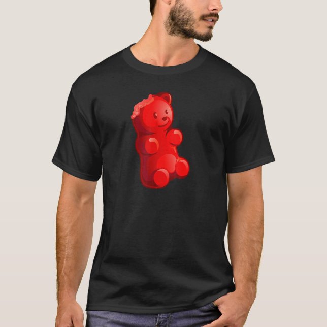 Red Gummy Bear Candy T-Shirt (Front)
