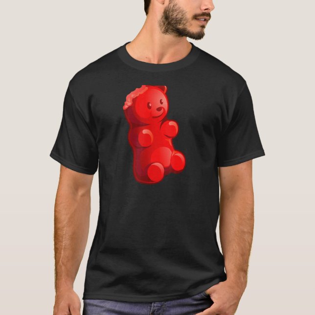 Red Gummy Bear Candy T-Shirt (Front)