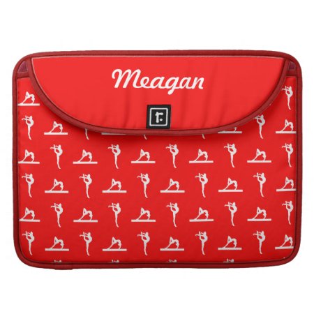 Red Gymnastics Macbook Pro Sleeve