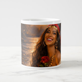 red gypsy  giant coffee mug