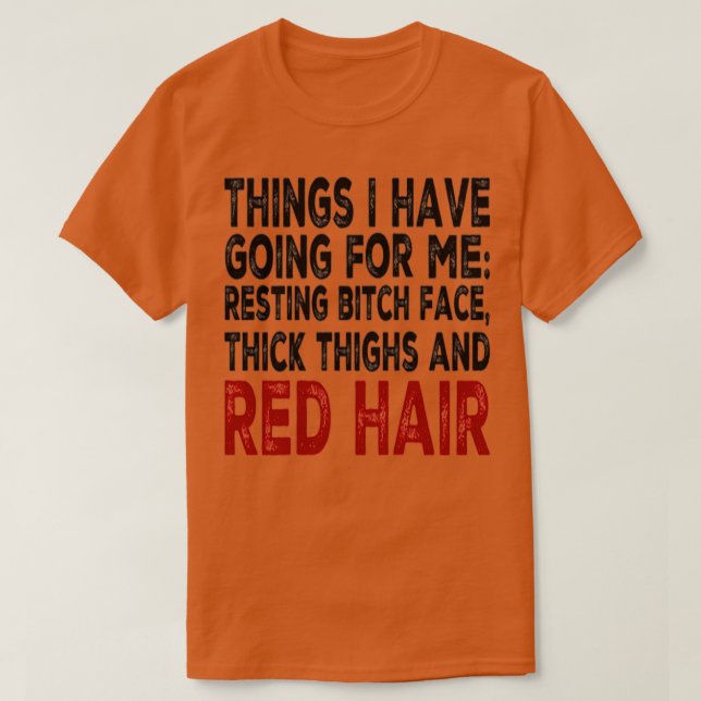 RED HAIR 1 T-Shirt (Design Front)