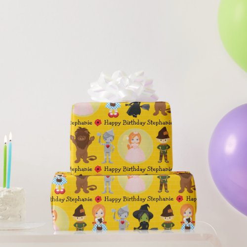 Red Hair Dorothy of OZ  Wrapping Paper
